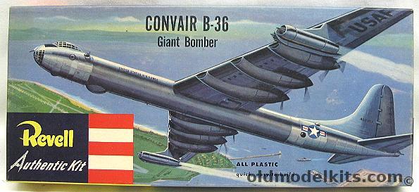 Revell 1/184 Convair B-36 Giant Bomber - (small box) Pre 'S' True First Issue, H205-98 plastic model kit